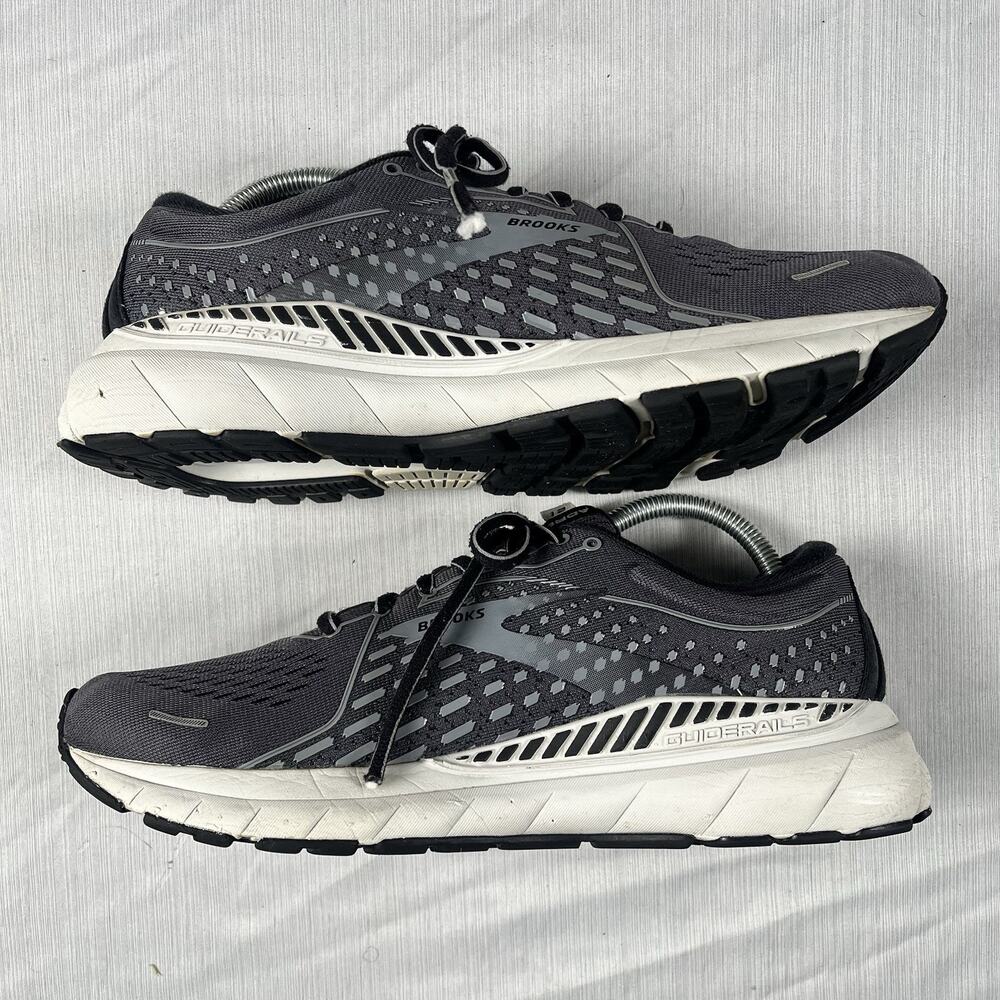 Brooks Adrenaline GTS 21 Mens Size 8 Gray Running Shoes Gym Sneakers 1103491D093